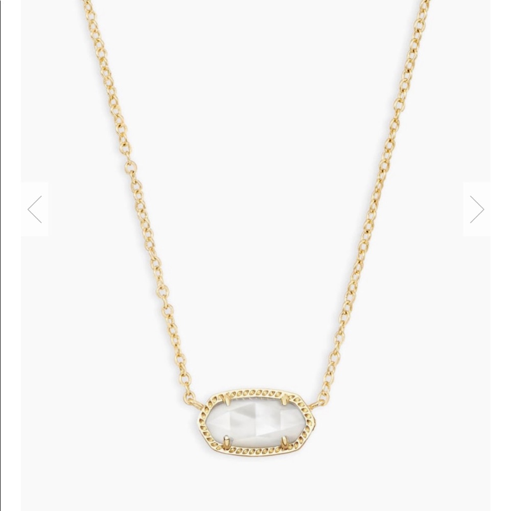Kendra Scott Elisa Pendant Necklace in Ivory Pearl